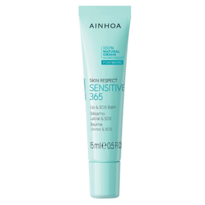Ainhoa Skin Respect Sensitive 365 Lip and SOS Balm 15ml