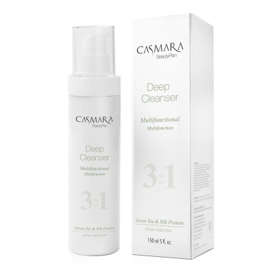 Casmara Deep Cleanser Multifunctional 3in1 Green Tea & Silk Protein