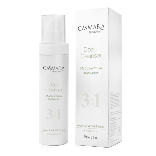 Casmara Deep Cleanser Multifunctional 3in1 Green Tea & Silk Protein Casmara Deep Cleanser Multifunctional 3in1 Green Tea & Silk Protein