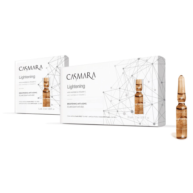 Casmara Lightening with Whitebio & Vitamin C Anti-Aging Ampoules Casmara Lightening with Whitebio & Vitamin C Anti-Aging Ampoules