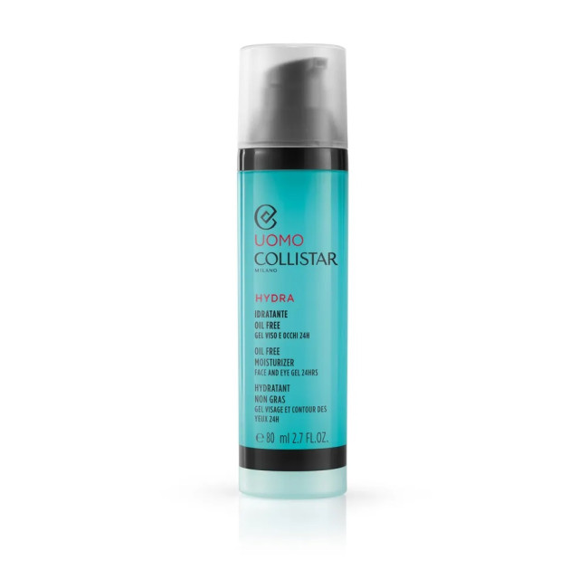 Collistar Uomo Hydra Oil Free Moisturizer Face and Eye Gel 24h 80ml Collistar Uomo Hydra Oil Free Moisturizer Face and Eye Gel 24h 80ml