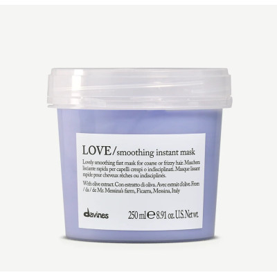Davines LOVE Smoothing Instant Mask for Coarse or Frizzy Hair 250ml
