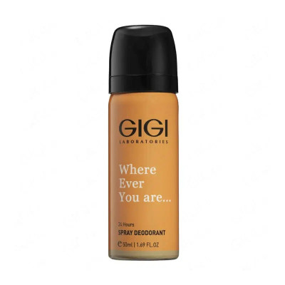 GiGi Where Ever You Are 24 Hours Deodorant spray 50ml GiGi Where Ever You Are 24 Hours Deodorant spray 50ml