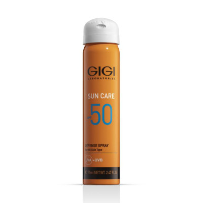 GIGI Sun Care Defense Spray SPF50 UVA/UVB For all skin types 75ml GIGI Sun Care Defense Spray SPF50 UVA/UVB For all skin types 75ml