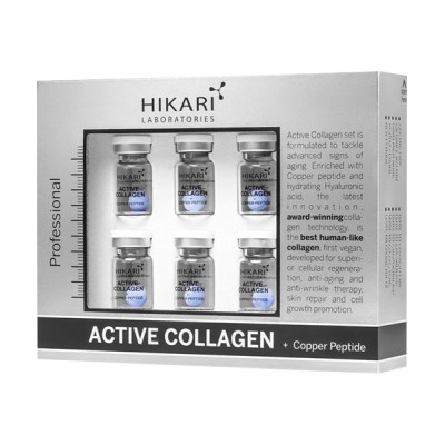 Hikari Active Collagen Set + Copper peptide 6 vials + 20ml Hikari Active Collagen Set + Copper peptide 6 vials + 20ml