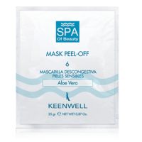 Keenwell SPA of Beauty 6 Peel-Off Decongestant Mask Aloe Vera for Sensitive Skin — Maschere Keenwell SPA of Beauty 6 Peel-Off Decongestant Mask Aloe Vera for Sensitive Skin — Maschere