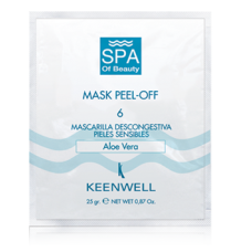 Keenwell SPA of Beauty 6 Peel-Off Decongestant Mask Aloe Vera for Sensitive Skin — Maschere