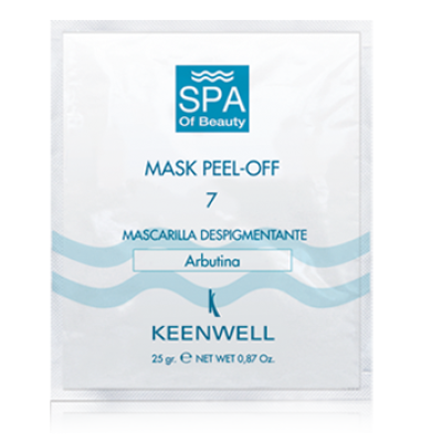 Keenwell SPA of Beauty 7 Peel-Off Whitening Mask with Arbutine