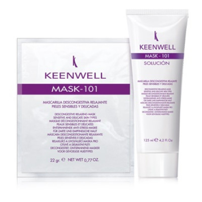 Keenwell Mask 101 Decongestive Relaxing Face Mask for Sensitive and Delicate Skin