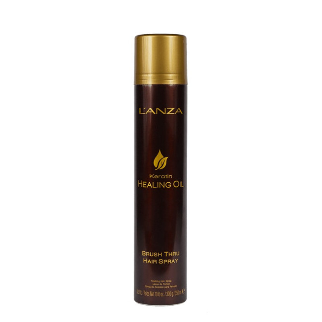 L'Anza Keratin Healing Oil Brush Thru Hair Spray 350ml