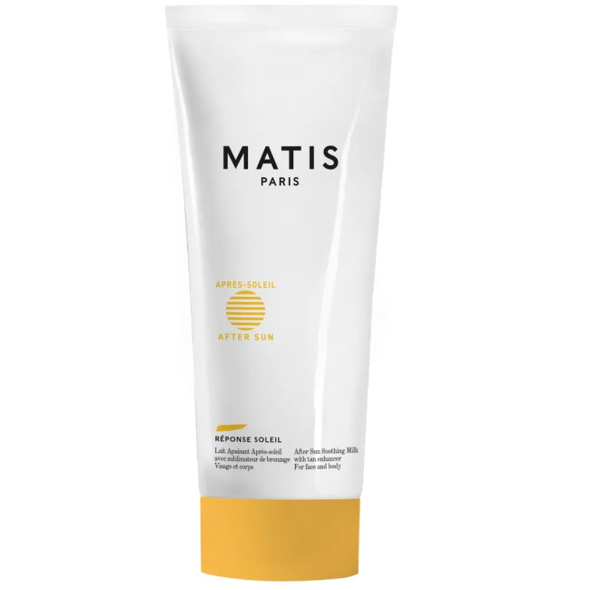 Matis Reponse Soleil After Sun Soothing Milk with tan enhancer for face and body 200ml Matis Reponse Soleil After Sun Soothing Milk with tan enhancer for face and body 200ml
