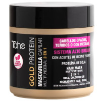 Tahe Gold Protein 3in1 Multifunctional Coloured Hair Mask 400ml Tahe Gold Protein 3in1 Multifunctional Coloured Hair Mask 400ml