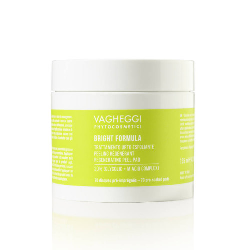 Vagheggi Bright Formula Regenerating Peel Pads 20% Glycolic + M Acid Complex (70pcs) Vagheggi Bright Formula Regenerating Peel Pads 20% Glycolic + M Acid Complex (70pcs)